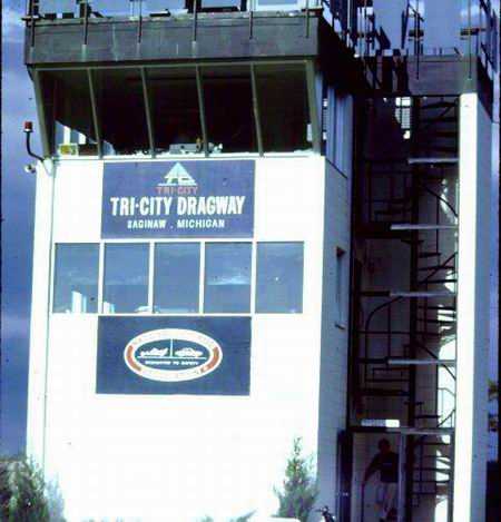 Tri-City Dragway Garage Man Cave Banner