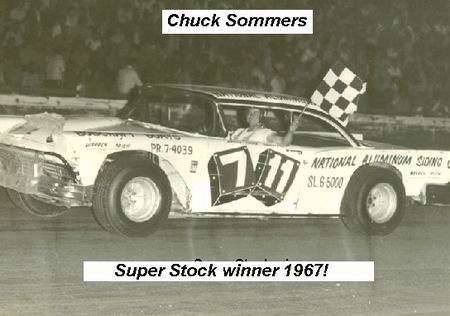 Super Stock Winner Chuck Sommers