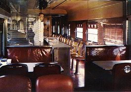 Train Interior Diner Lake City