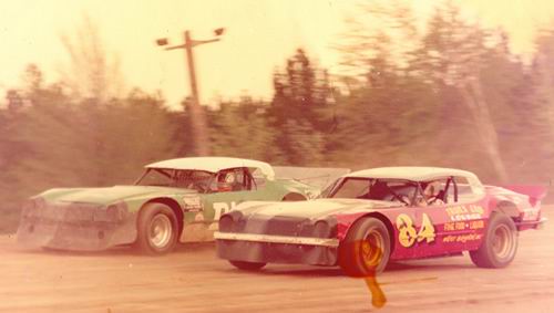 Auto City Speedway - TOM ROSEBRUGH N BOB KINGEN 1980