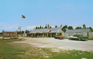 Chippewa Totem Village 9 Miles West Of Mackinac Bridge