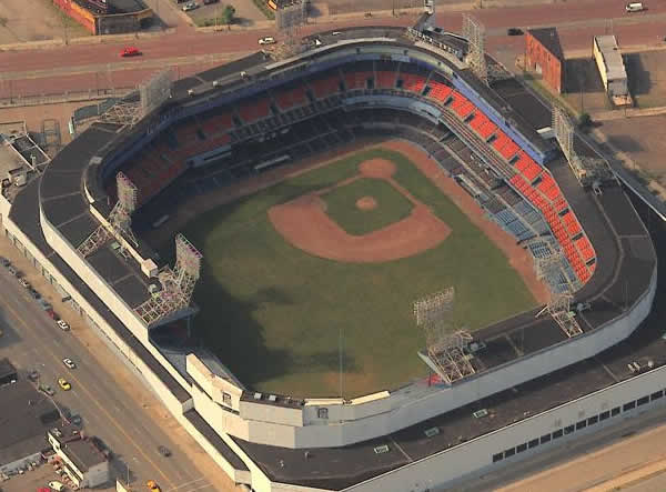 Tiger Stadium Aerial